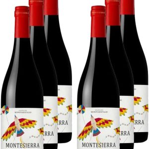 MONTESIERRA Monovarietal Garnacha 2023 PACK 6 BOTELLAS - 75 cl Vino tinto, garnacha: imagen 1