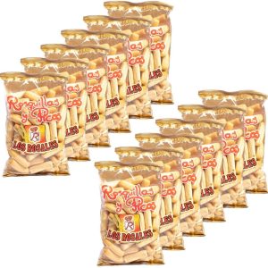 LOS ROSALES Picos Colines Gordos Caja 12 Bolsas de 200g, Picos de Panadería con AOVE: imagen 2