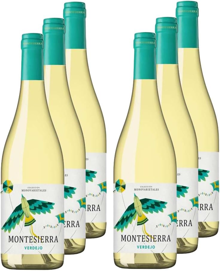 Vino blanco verdejo Mirador del Saso Montesierra 75 cl x 6 botellas (REGALO 2 ROSADOS): imagen 1