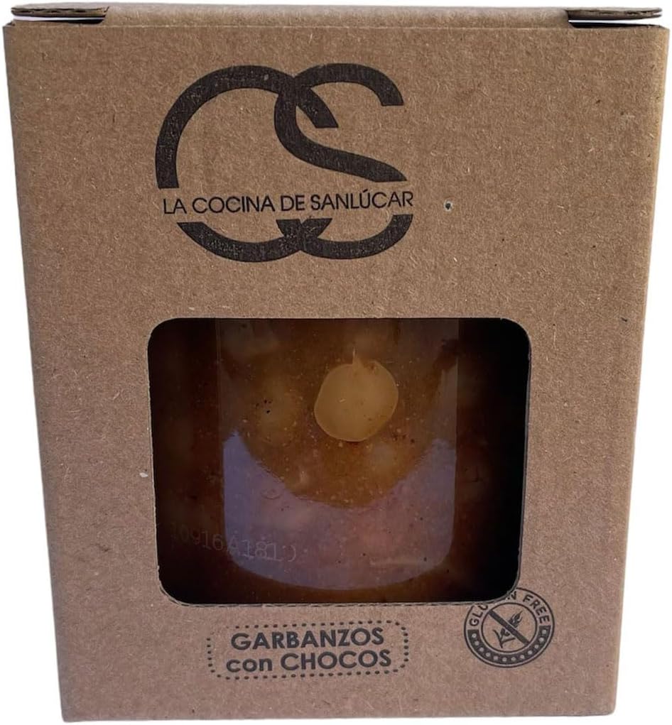 Atakito Garbanzos con Chocos – Guiso Andaluz 100% Natural | Sin Gluten ni Conservantes: imagen 1