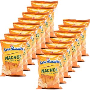 Nachos Los Rosales Queso (15 x 100g) – Sin Gluten ni Lactosa | Snacks y Aperitivos: imagen 1