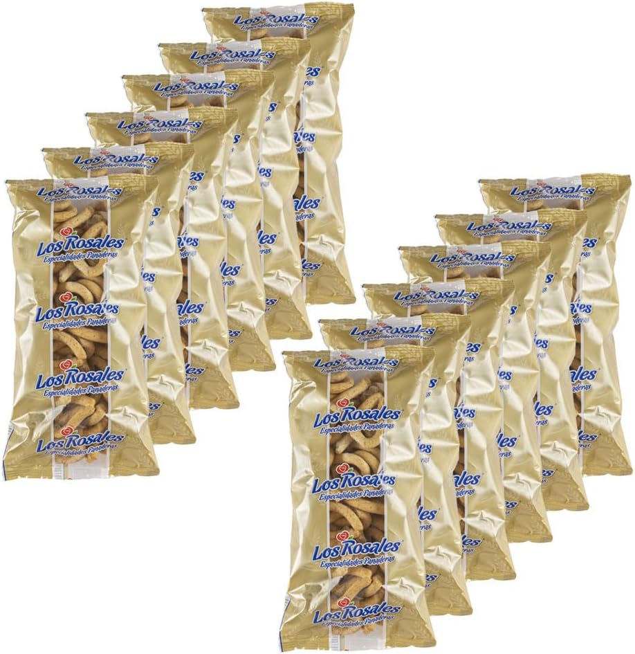 LOS ROSALES Rosquillas integrales, Caja de 12 Bolsas de 220g: imagen 1