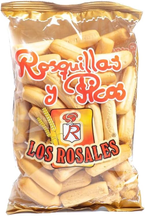 LOS ROSALES Picos Colines Gordos Caja 12 Bolsas de 200g, Picos de Panadería con AOVE