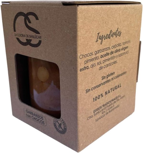 Atakito Garbanzos con Chocos – Guiso Andaluz 100% Natural | Sin Gluten ni Conservantes: imagen 2