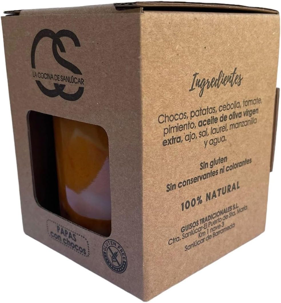 Atakito Papas con Chocos – Guiso de Sanlúcar 100% Natural | Sin Gluten ni Conservantes: imagen 2