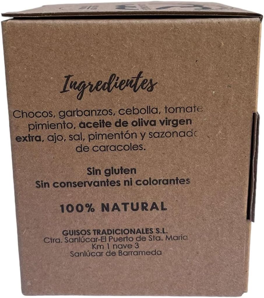 Atakito Garbanzos con Chocos – Guiso Andaluz 100% Natural | Sin Gluten ni Conservantes: imagen 3