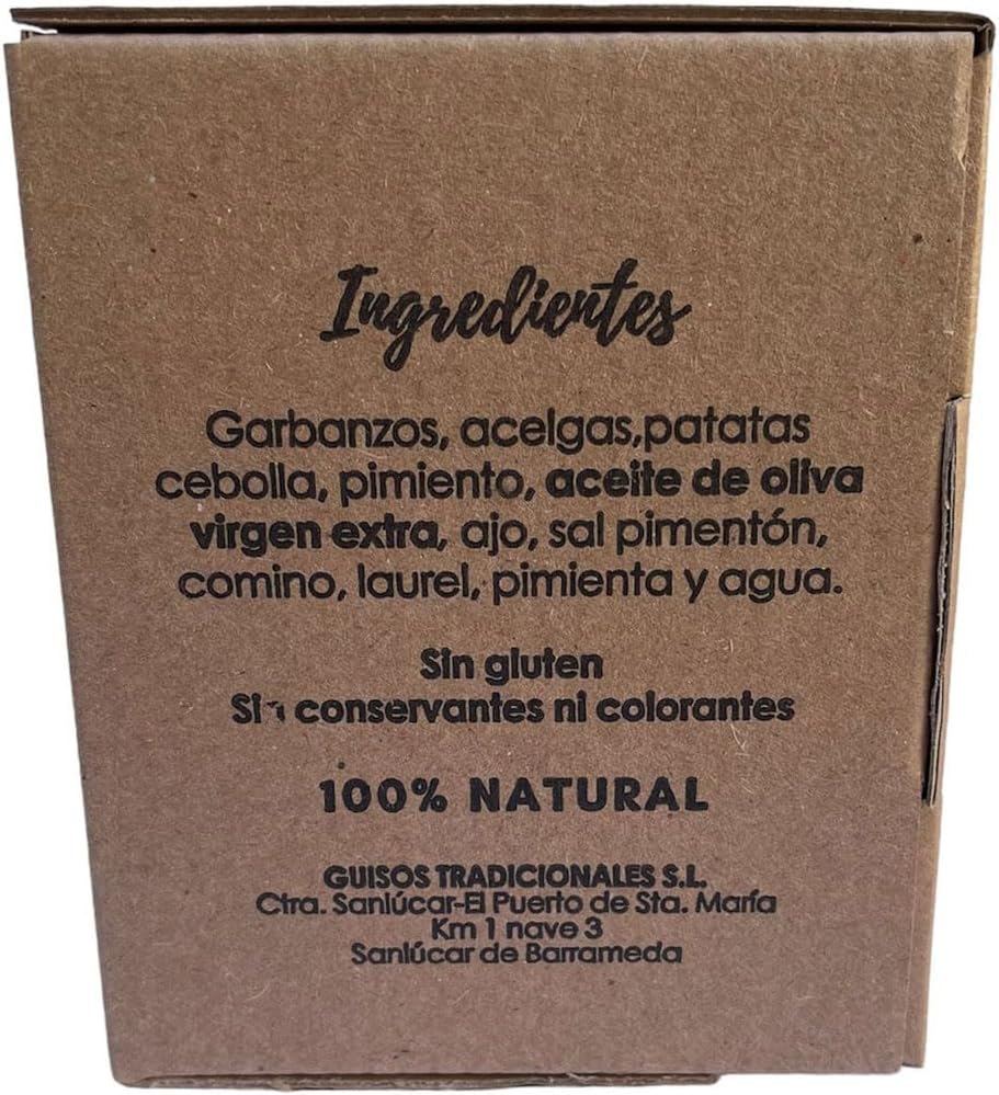 Atakito Garbanzos con Acelgas – Guiso Andaluz 100% Natural | Sin Gluten ni Conservantes: imagen 3