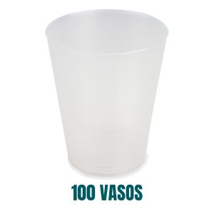 Lote de 100 vasos de sidra reutilizables
