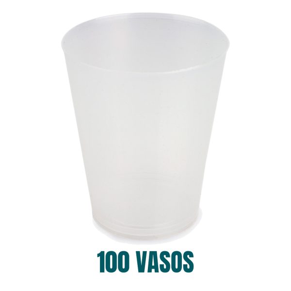 Lote de 100 vasos de sidra reutilizables